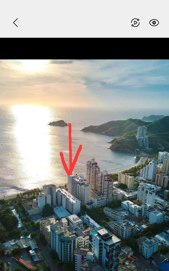 Apartamento 1403 Edificio Karey El Rodadero サンタ・マルタ エクステリア 写真