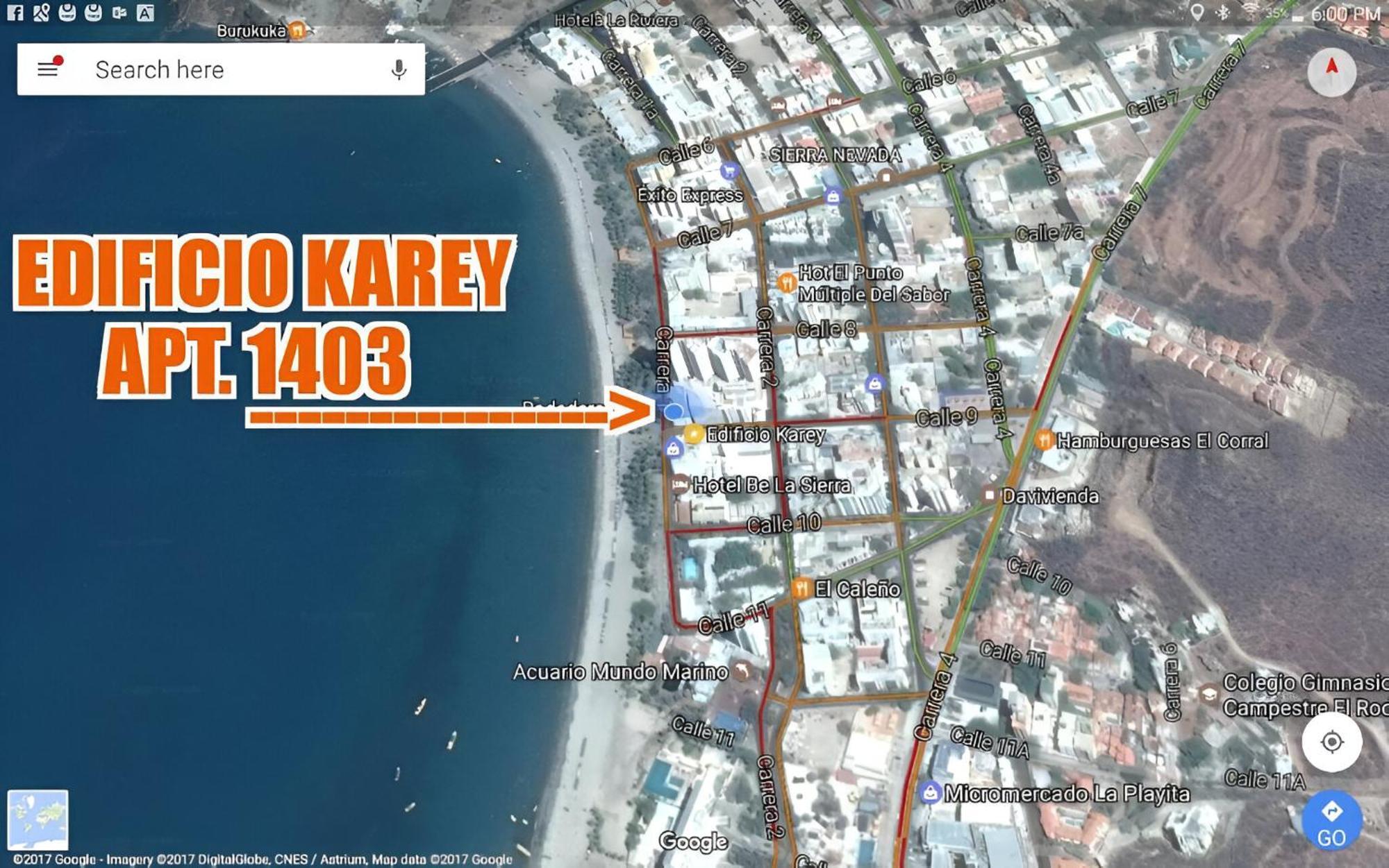 Apartamento 1403 Edificio Karey El Rodadero サンタ・マルタ エクステリア 写真