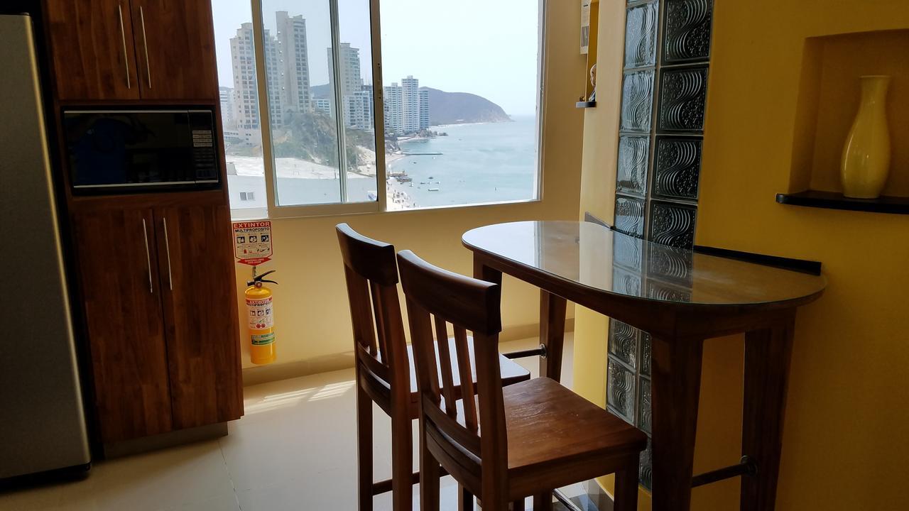 Apartamento 1403 Edificio Karey El Rodadero サンタ・マルタ エクステリア 写真